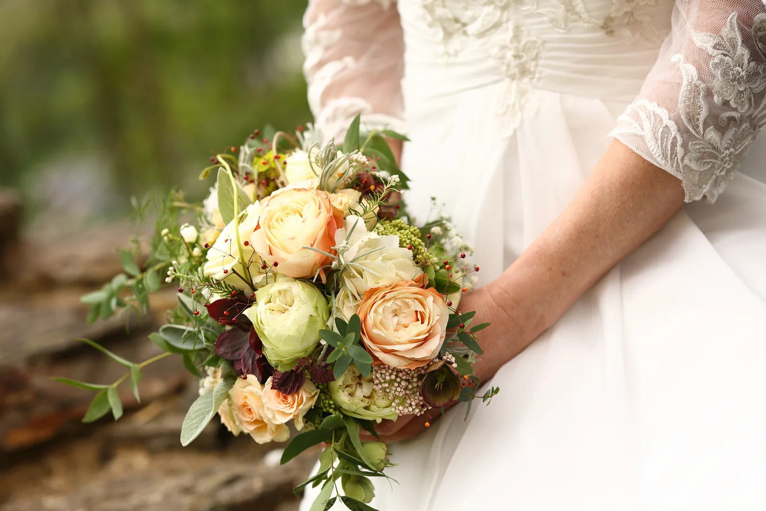 Persönliches Detail eines Hochzeitstages
